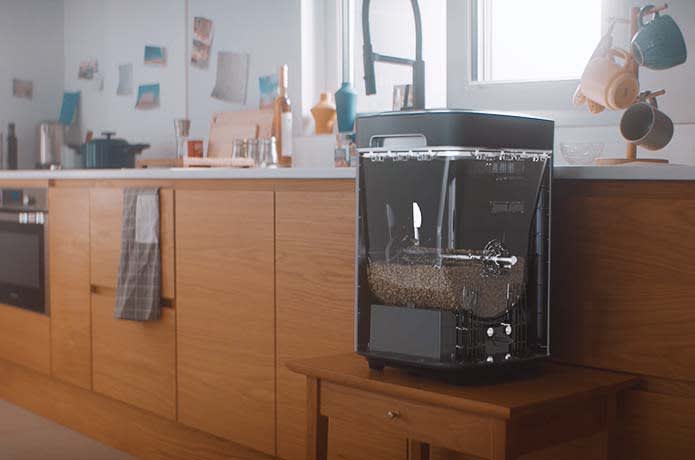 Reencle Prime Silver : Composteur De Cuisine Intelligent, Sans Odeur Et Silencieux – Transforme Vos Déchets En Compost En 24h