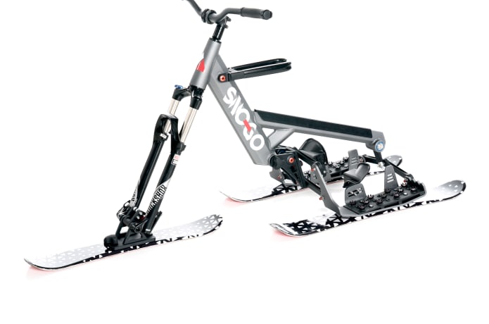 Sno Go Snow Bike Riding Snow Bike Guiding Cascade Snow Bike