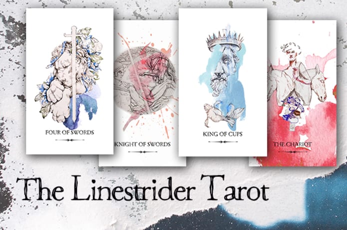 その他 THE LINESTRIDER TAROT The Linestrider Tarot: Thompson, Siolo: 9780738748290