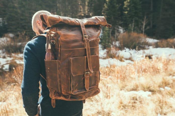 Kodiak Leather Kobuk Leather Backpack Indiegogo