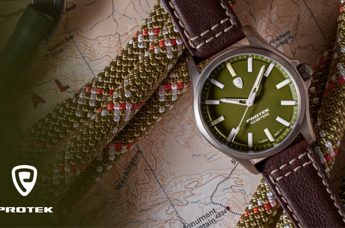 ProTek Series 3000 Titanium Field Watch Indiegogo
