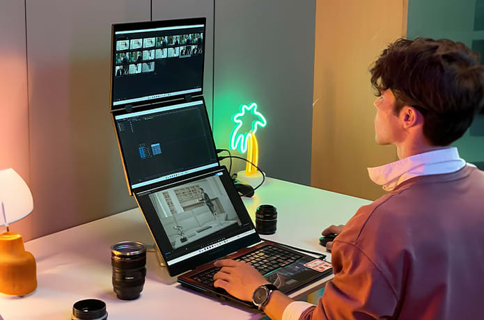 Lepow DualViews: The Most Flexible Dual Monitors | Indiegogo