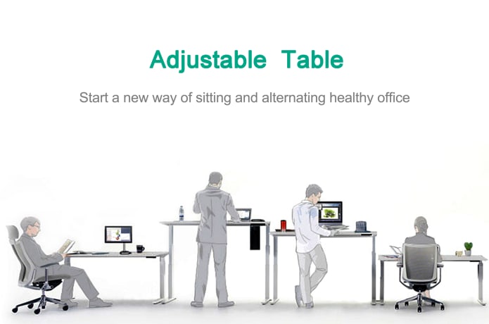 Azure Sky Electric Standing Desk | Indiegogo