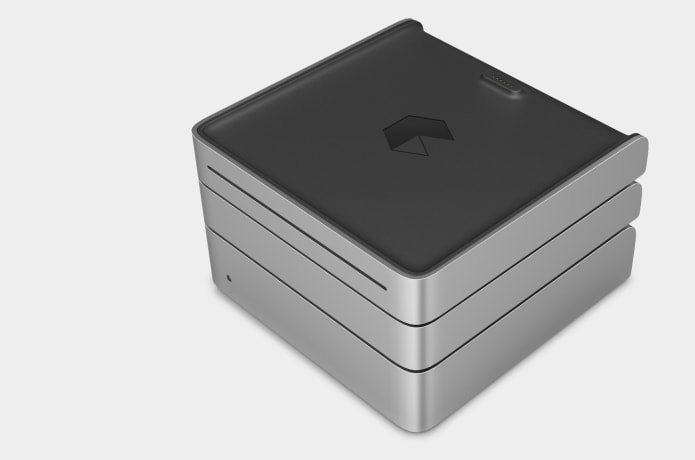 EzeeCube Full Stack consists of:
EzeeCube Base Unit
EzeeCube Add-On Storage
EzeeCube Blu-ray Add-On