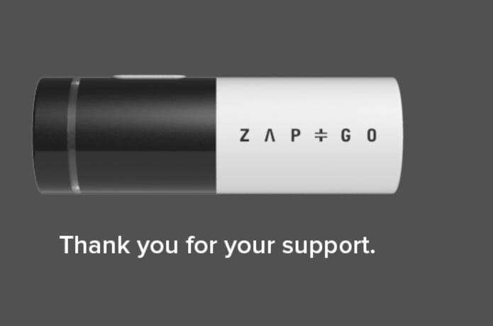 Zap Go First Graphene Supercapacitor Charger Indiegogo