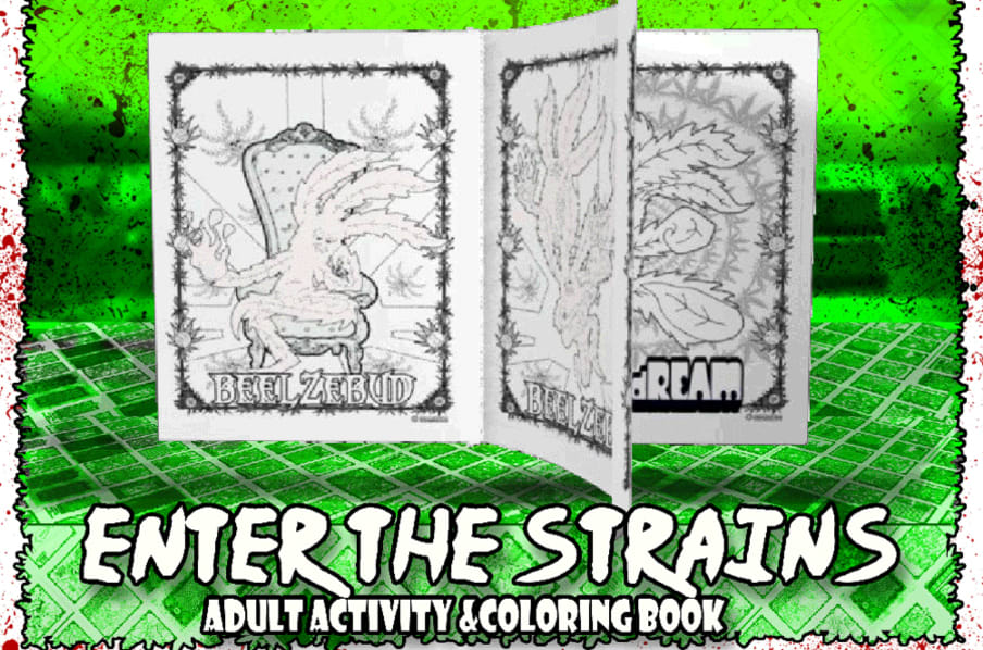 Strain Wars: Enter the Strains Coloring Book