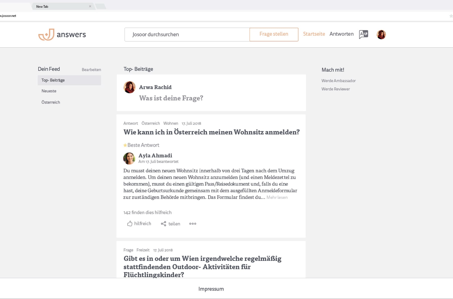Josoor Answers The App For Refugees Locals Indiegogo