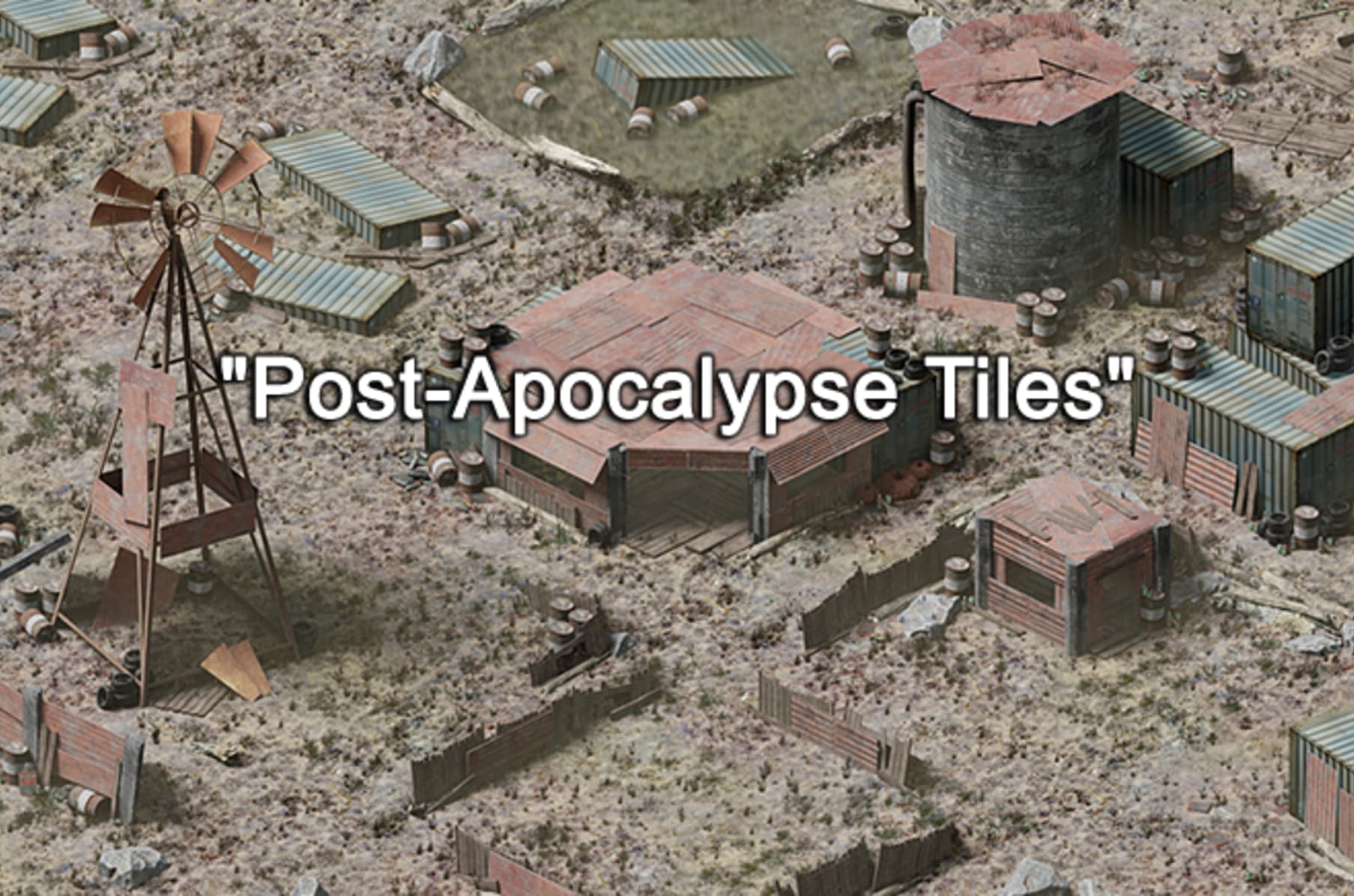 Post Apocalyptic Map Making Assets For Rpgs Indiegogo
