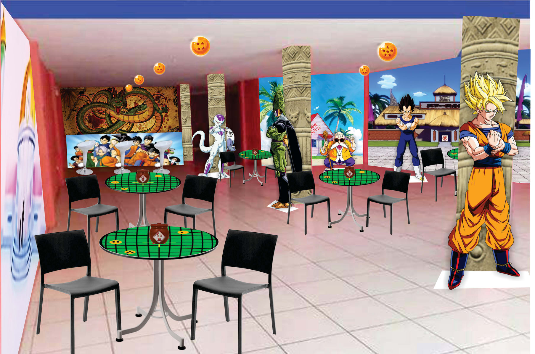 Dragon Ball Z Themed Restaurant Saiyajin Buffet Indiegogo