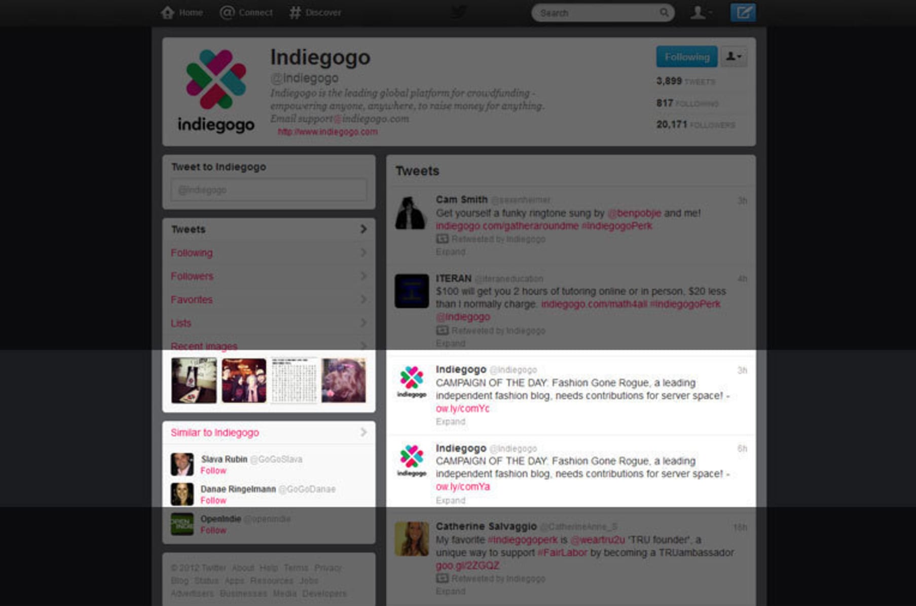 Fashion Gone Rogue Indiegogo