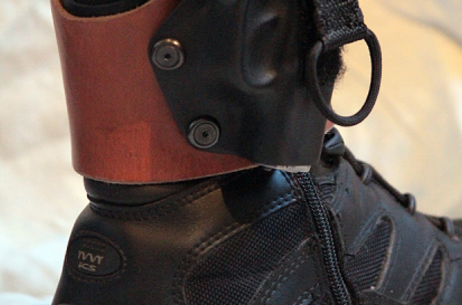 Boot Mounted Holster With Laced In Base Indiegogo