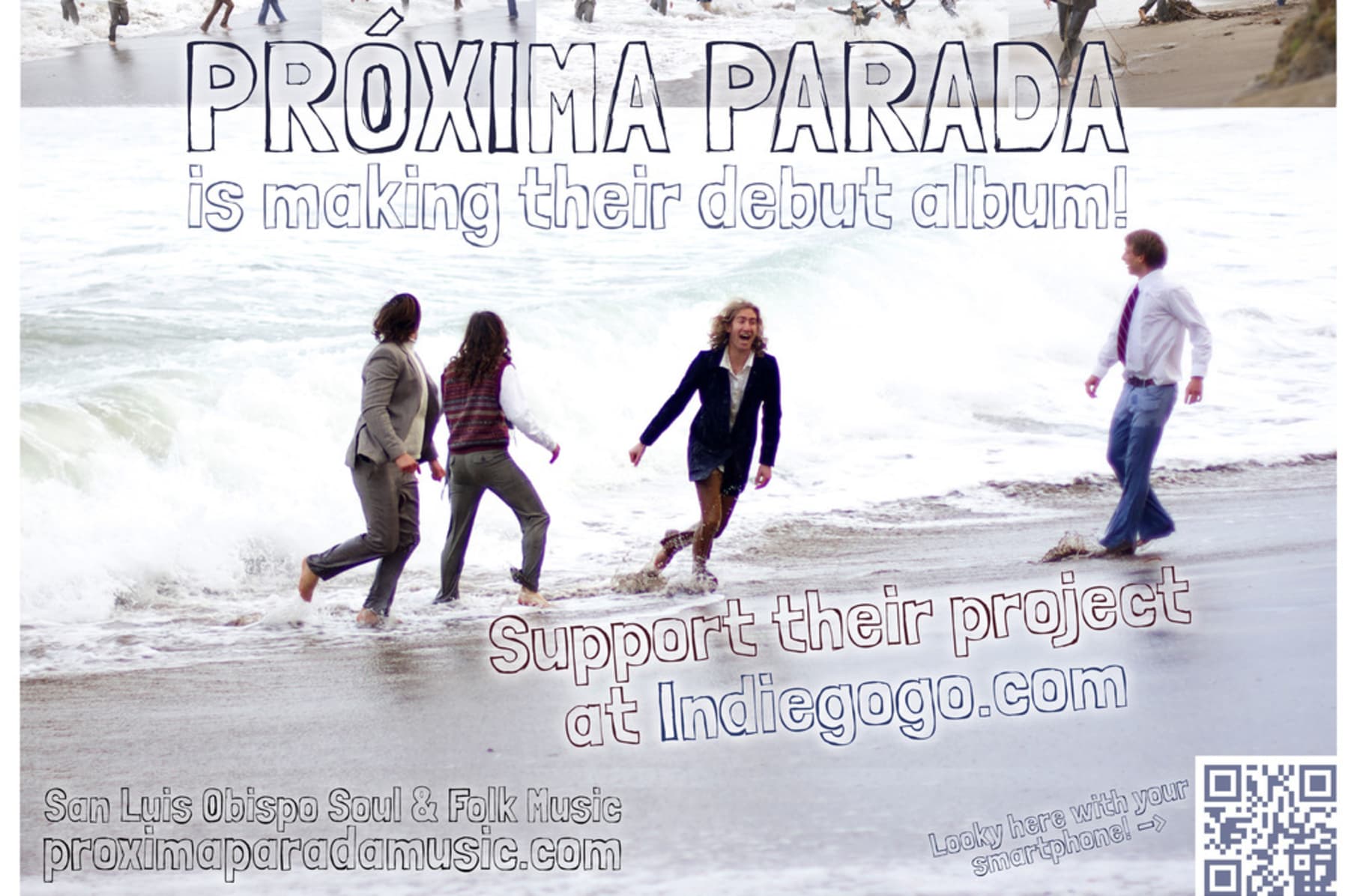 Proxima Parada Is Making Their Debut Album Indiegogo