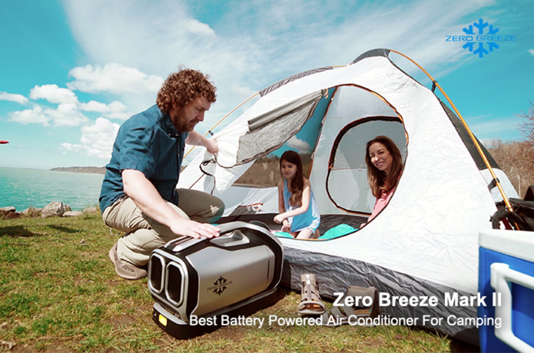 Zero Breeze Mark Ⅱ battery power portable AC | Indiegogo