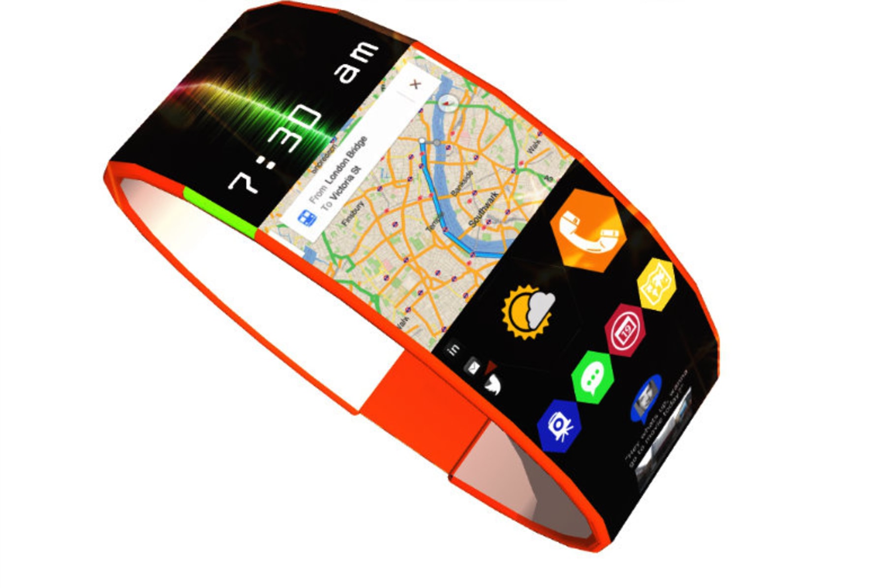 uGear P Clock smartwatch with holographic keyboard Indiegogo