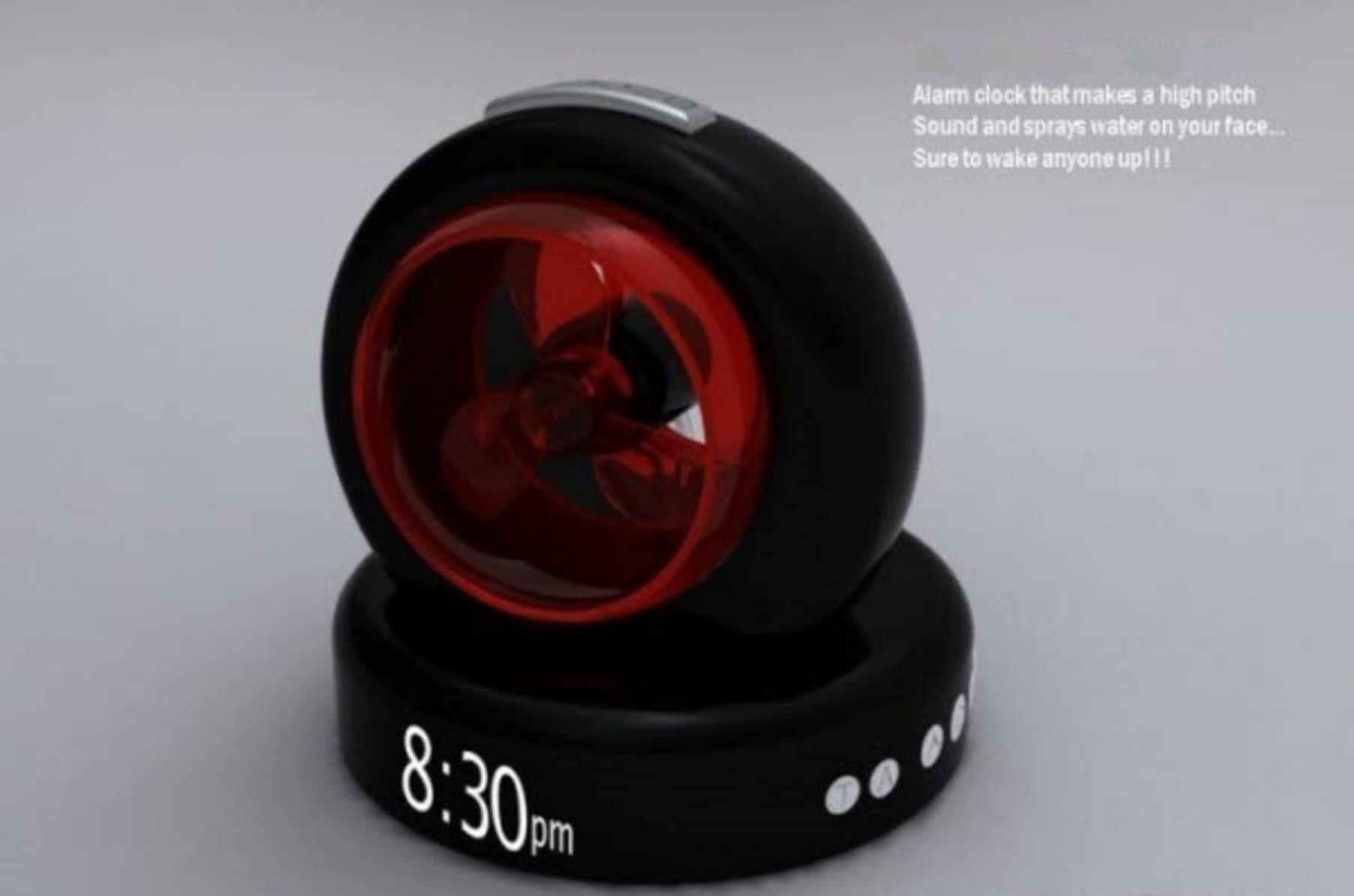 Unique Water Spray Alarm Clock Guaranteed To Wake Anybody Up On Time Indiegogo