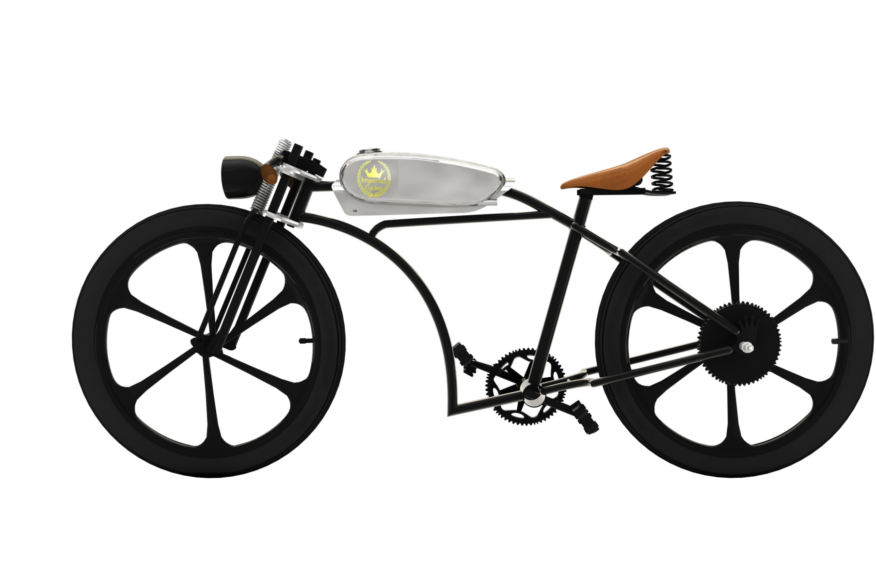 Custom gas tanks for motorized bicycles top