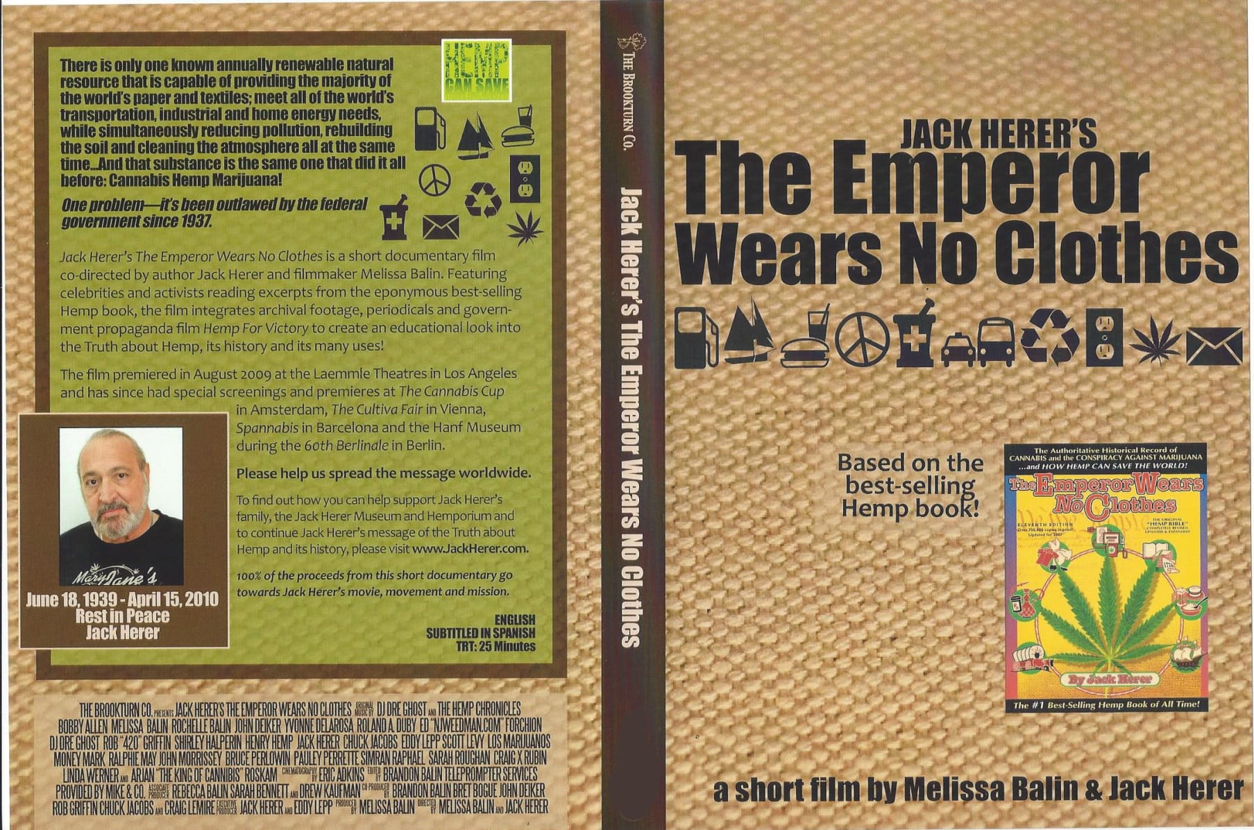 Jack Herer Hemp Bluray Indiegogo