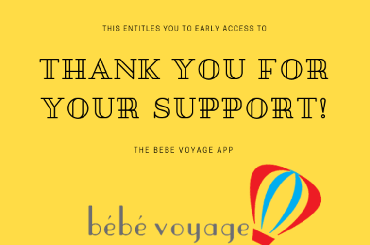 Bebe Voyage Trails App Indiegogo - 