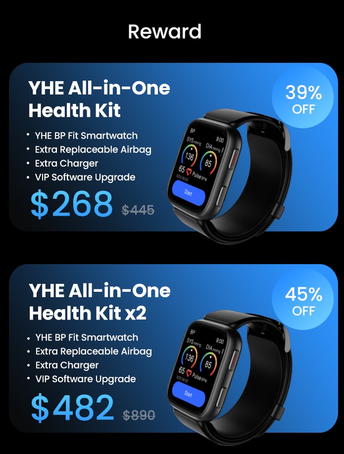 YHE BP Doctor Fit Gen 3 Blood Pressure Smartwatch Indiegogo