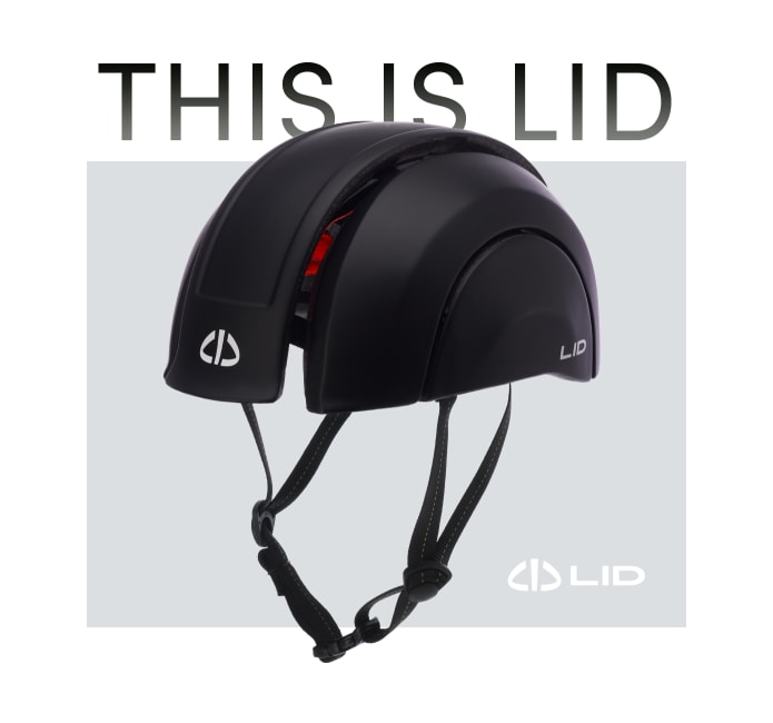 LID the ultimate folding helmet for urban riders Indiegogo