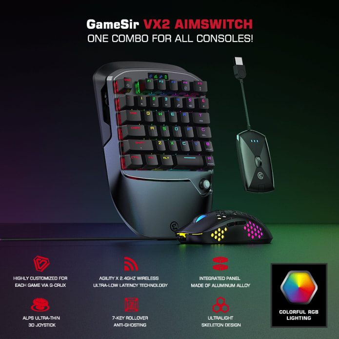 その他 Game Sir VX Aim Switch Amazon.com: GameSir VX Aimswitch Keyboard and Mouse Adapter