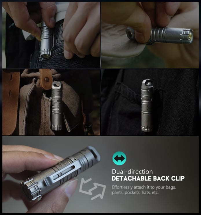 Titanium Rechargeable Quick Release Flashlight | Indiegogo