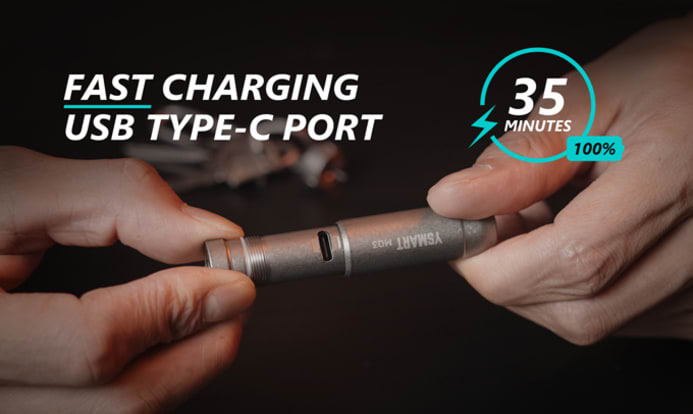 YSMART MQ3: Magnetic Quick-Release EDC Flashlight | Indiegogo