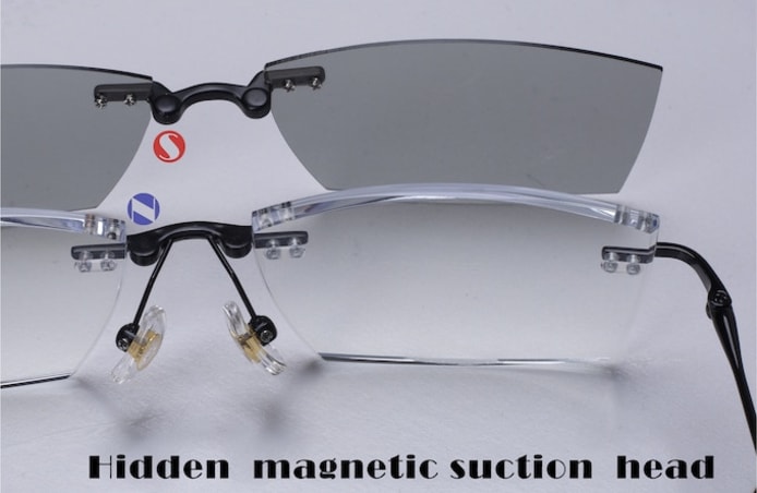 Y-Glasses 2.0:5-in-1 rimless magnetic glasses | Indiegogo