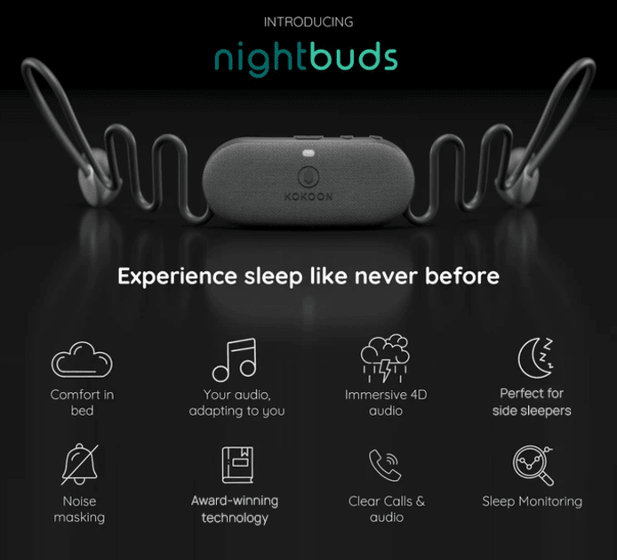 NightBuds - smart earbuds for better sleep | Indiegogo