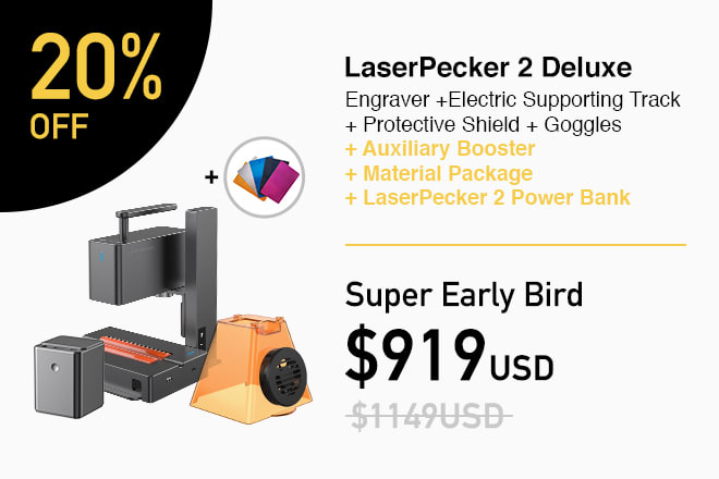 LaserPecker 2-Fast Handheld Laser Engraver& Cutter | Indiegogo