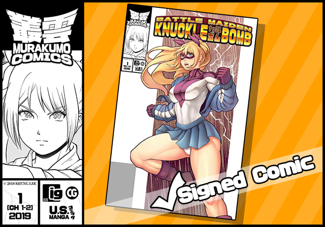 Battle Maiden Knuckle Bomb deals #1 - Signed Premiere Edition