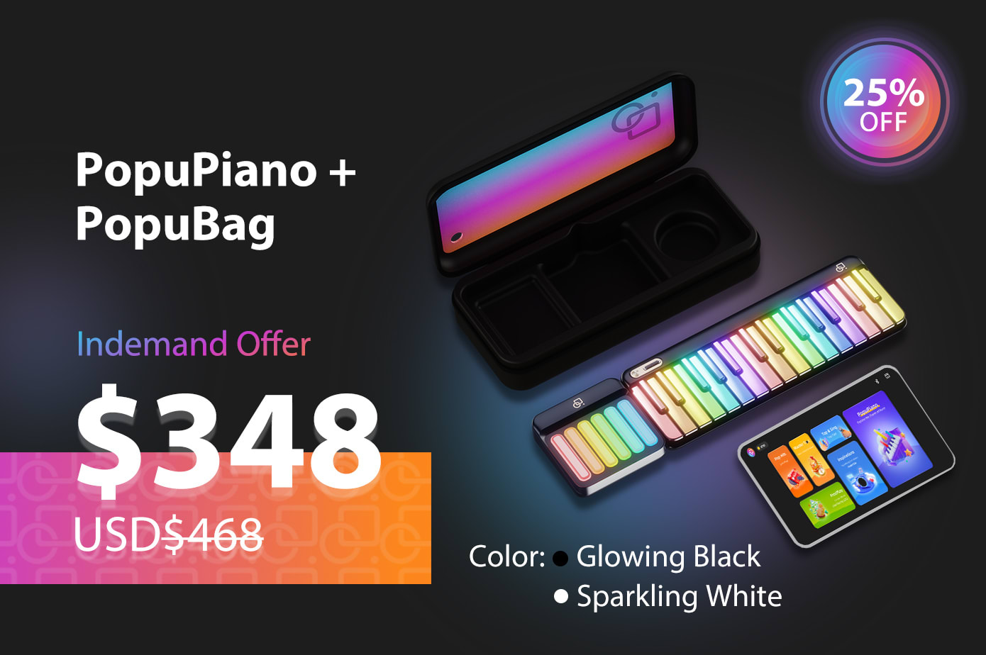 PopuPiano Smart Portable Piano | Indiegogo