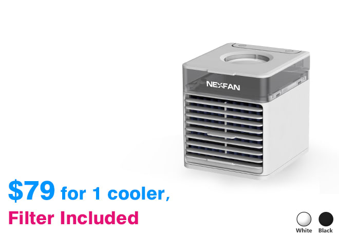 Two NexFan Ultra Portable sale Air Coolers