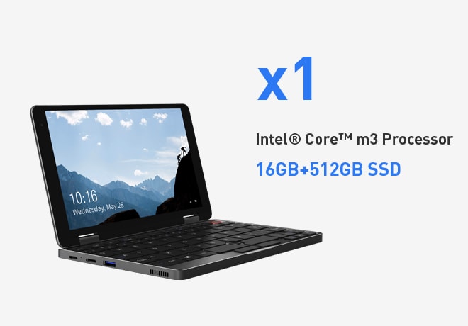 ノートPC CHUWI minibook m3-8100y/16GB/512GB+128GB Hothotレビュー】Core m3-8100Y搭載モデルで8型2in1「CHUWI