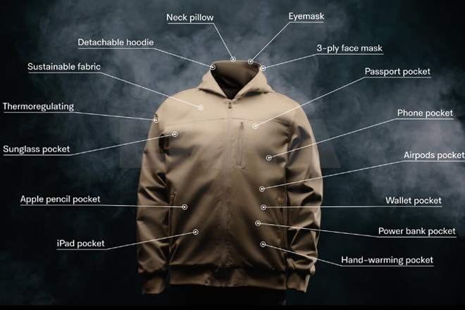 国産品 with Jacket Travel 3.0 BauBax 15 Indiegogo | features ジャケット・アウター