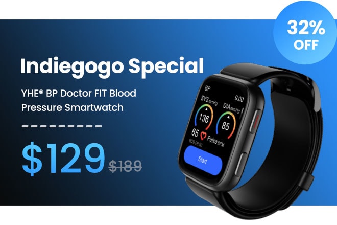 Yhe Bp Doctor Smartwatch With Bp Checker YHE BP Doctor Pro Blood