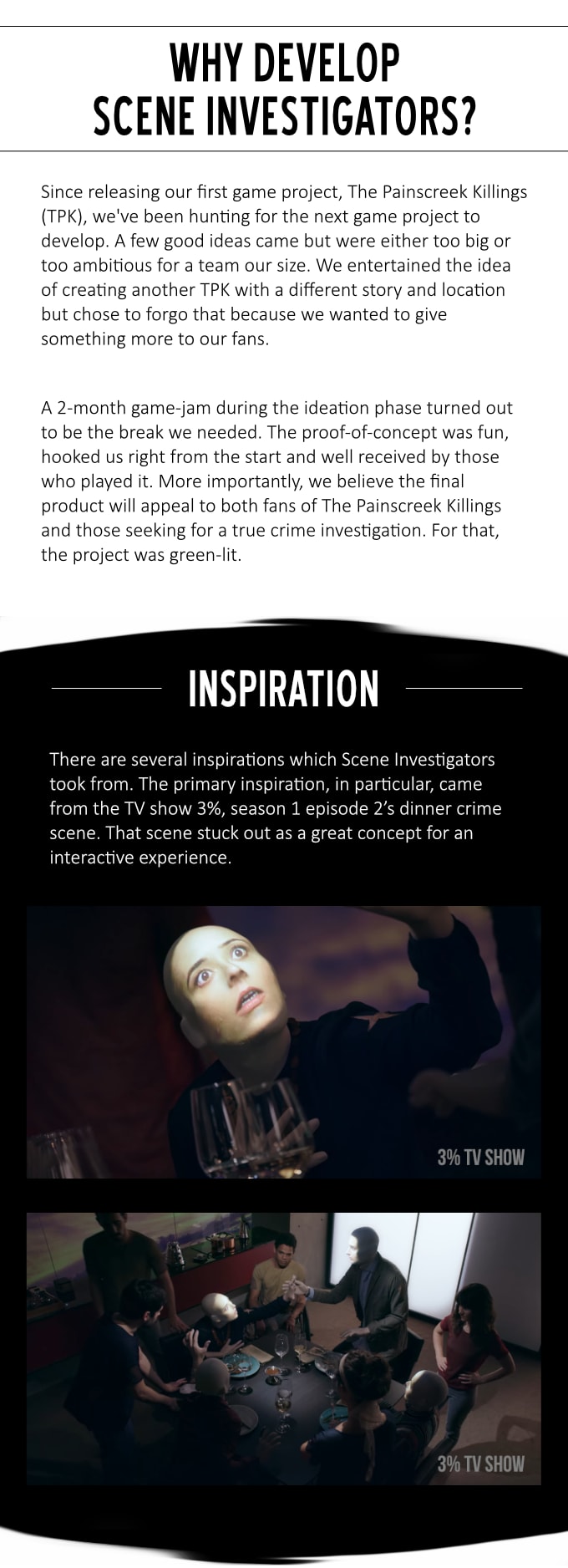 Scene Investigators | Indiegogo