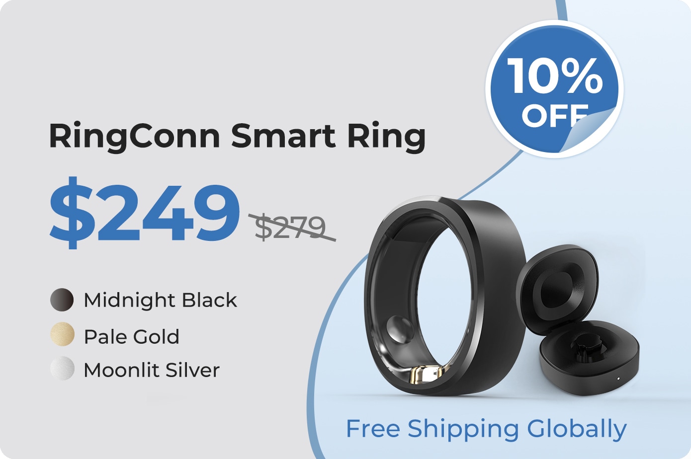 RingConn Smart Ring Smartest Wearable for You Indiegogo