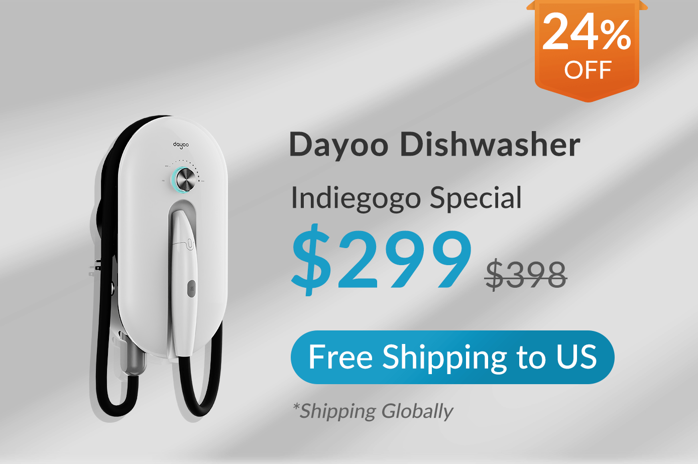 Dayoo Kitchen Steam Cleaner & Dishwasher Indiegogo