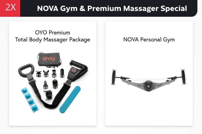 Oyo gym 2025 total body package