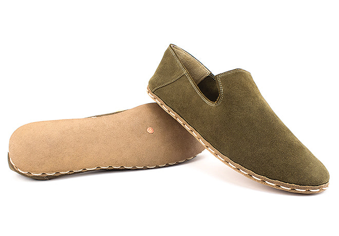 leather grounding shoes