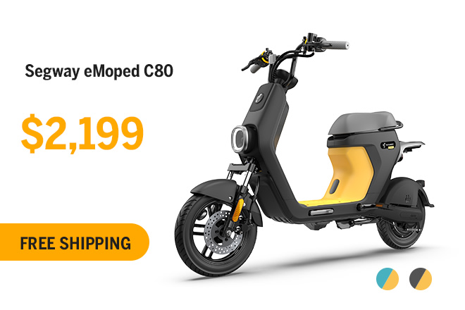 Segway eMoped C80 The First Smart eBike by Segway Indiegogo
