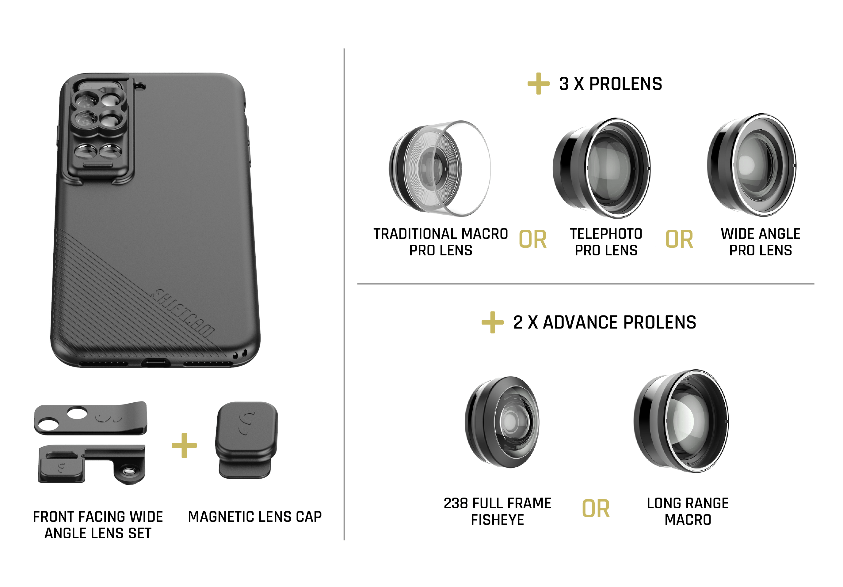 SHIFTCAM 2.0: 12 Camera-Enhancing Lens in 1 Sleek Phone Case by SHIFTCAM —  Kickstarter