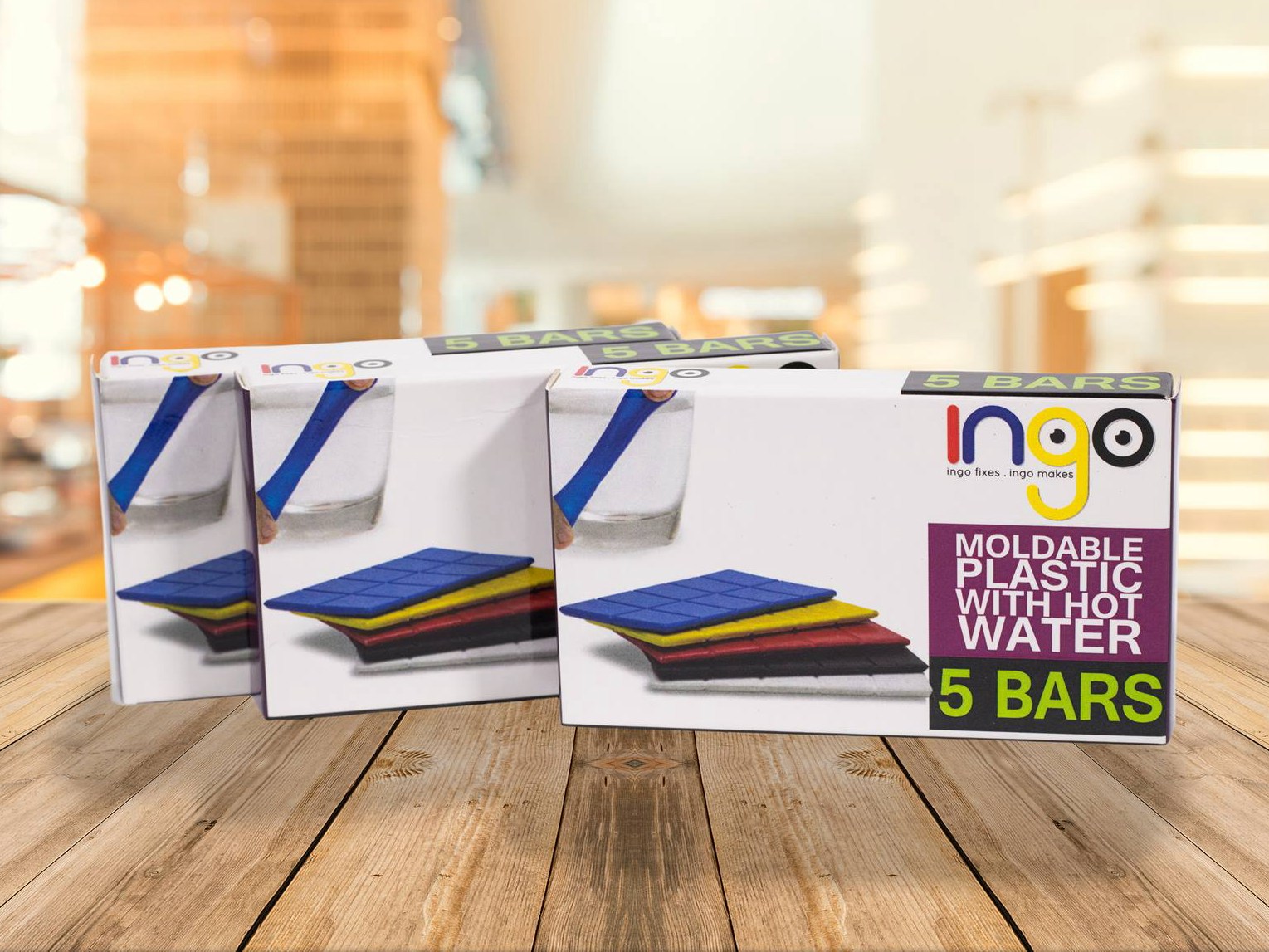 Ingo : A moldable plastic with hot water | Indiegogo