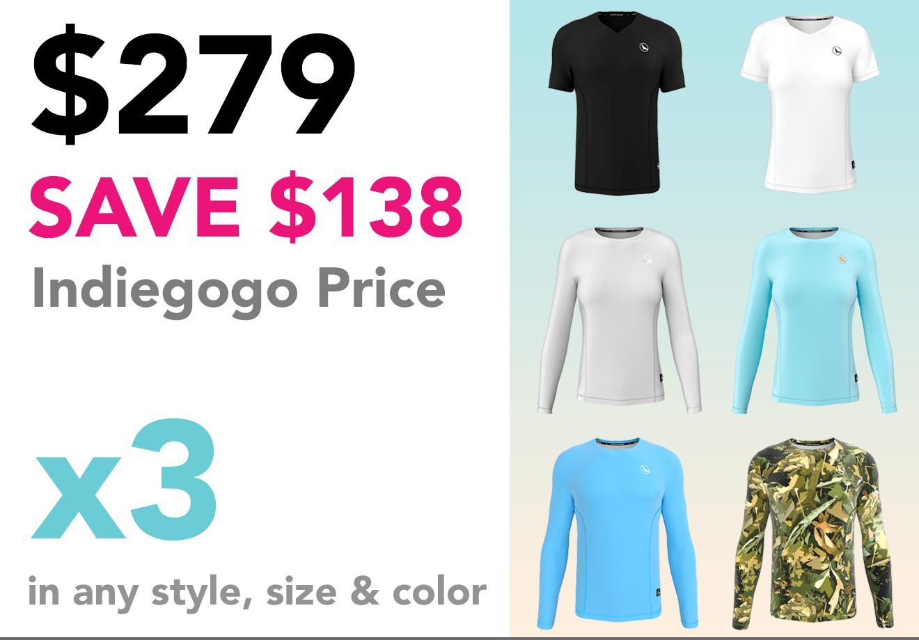 Most Affordable Heated T Shirts Indiegogo