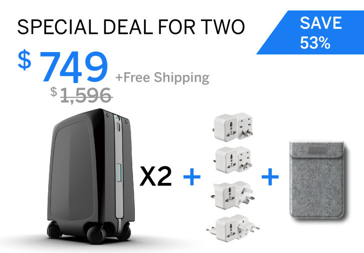 Ovis: 1st AI-Powered Suitcase Following