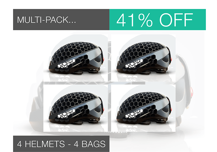 Indiegogo foldable bike helmet hot sale