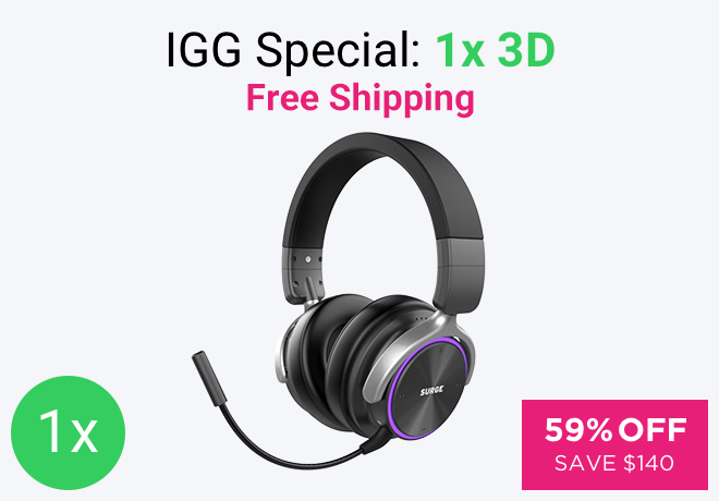 Surge 3d headphones hotsell