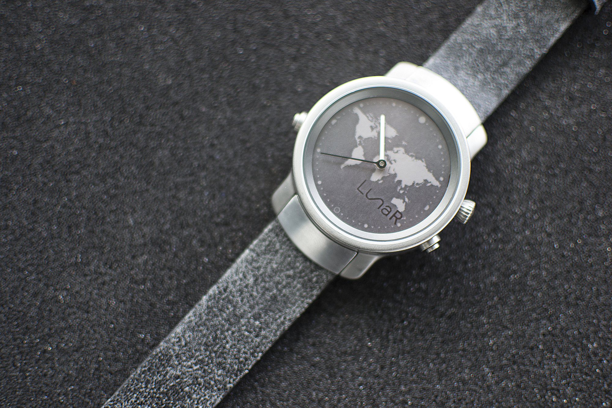 lunar solar powered smartwatch