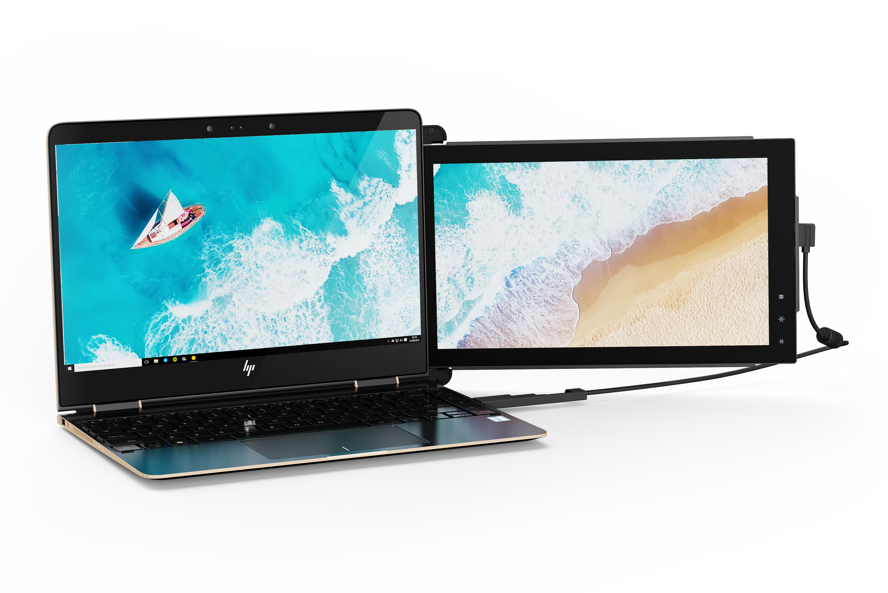 Triple Screen Laptop Monitor, 12'' Portable Brazil